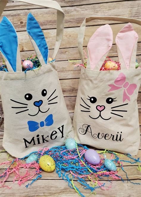 Personalized Easter Basket Easter Basket For Kids Easter Egg Etsy