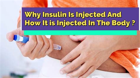 Insulin Injection Why And How Insulin Is Injected In The Body Steps