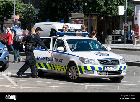 Czech Police Car Hi Res Stock Photography And Images Alamy