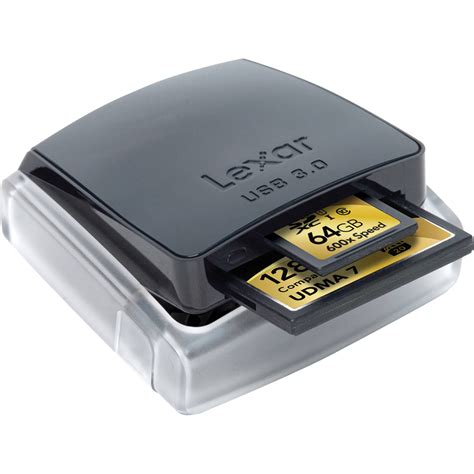 Lexar Professional Usb 30 Dual Slot Reader Udma 7 Lrw307urbna