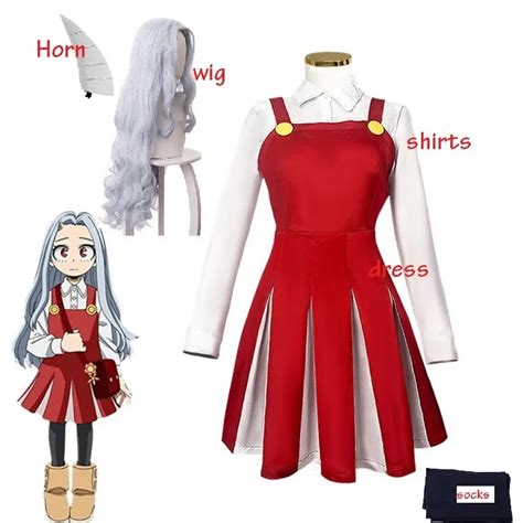 My Hero Academia Eri Red Dress Cosplay Costume Size Large