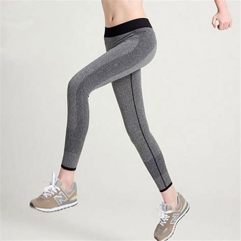 New Move Brand High Waist Stretched Sports Pants Gym Clothes Spandex Running Tights Women Sports