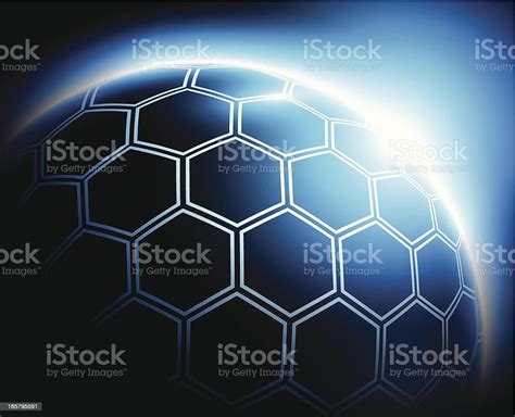 Sphere Made Of Hexagons Stock Illustration Download Image Now Hexagon Sphere Abstract Istock