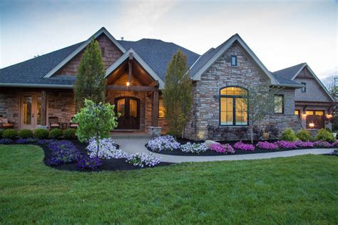 Custom Built Homes Rustic Exterior Cincinnati By