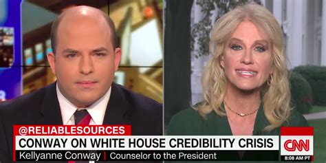 Kellyanne Conway Clashes With Cnn S Stelter Over Trump S Credibility