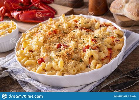 Lobster Mac And Cheese Stock Photo Image Of Comfort 205981032