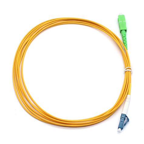 Simplex SC APC To LC UPC SM Fiber Optic Patch Cord From China