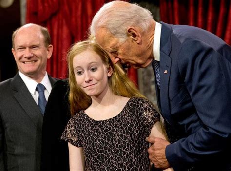 Joe Biden Gets Too Close For Comfort With New Defense Secretarys Wife