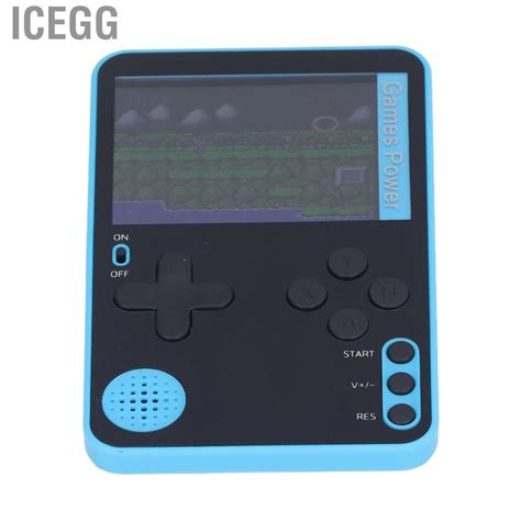 Icegg Blue Handheld Game Console Retro Portable Player Video Games 24