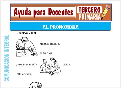 Tercero De Primaria Escultor Vicente Ochoa Pronombres Personales Hot Sex Picture