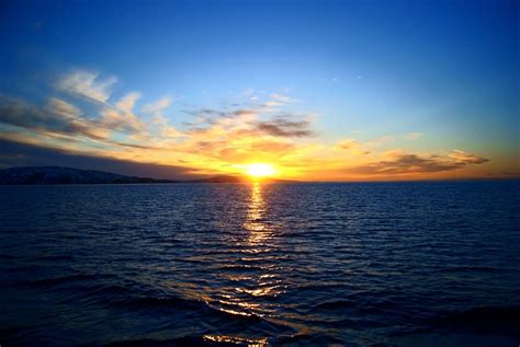 nebo, Sunset, Mood, Reflection, Ocean, Sea Wallpapers HD / Desktop and ...