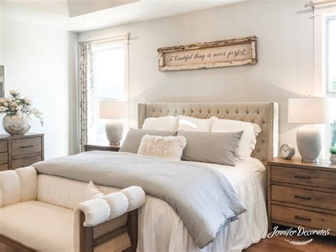Your wants and needs will dictate the dimensions of your master bedroom suite, but with the right furniture and design tips, you can make a smaller master bedroom feel more. Master Bedroom Decorating Ideas