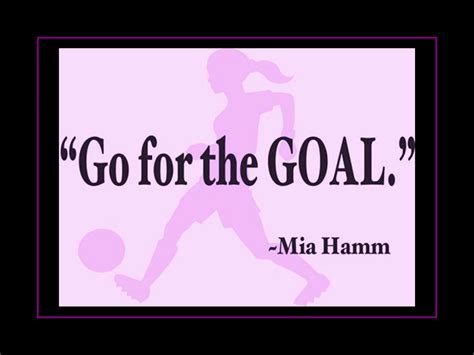 Top 52 mia hamm famous quotes & sayings: Girls Soccer Poster, Mia Hamm Quote, Wall Art Print, Go ...