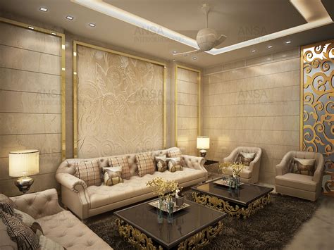 Formal Drawing Room By Interior Designers In Delhi Plush Rugs