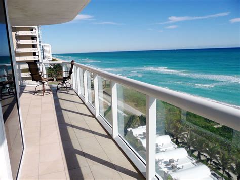 Ocean Front Balcony View Miami USA Front Balcony Miami Apartment Home Of The Brave Land Of