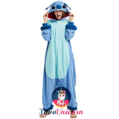 Lilo And Stitch Onesie Costume Pajama For Adult Women And Men Halloween