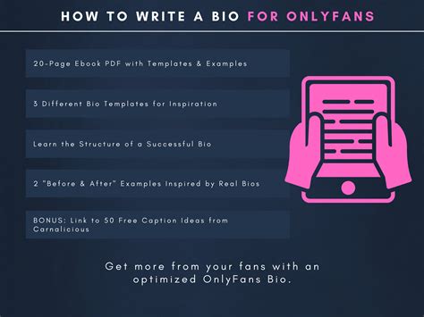 Buy Onlyfans Ultimate Bio Guide Write The Ultimate Onlyfans Bio Online