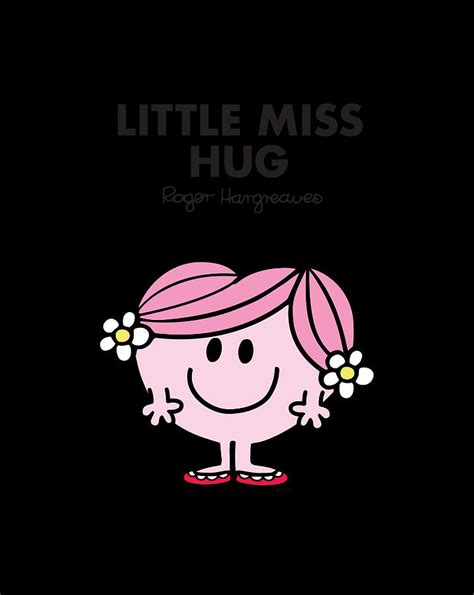 Mr Men Little Miss Hug Digital Art By Luke Henry