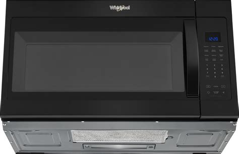 Whirlpool Cu Ft Black Over The Range Microwave Grand Appliance