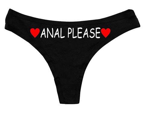 Anal Please Open Crotch Thong Womens Lingerie Naughty Panties Etsy