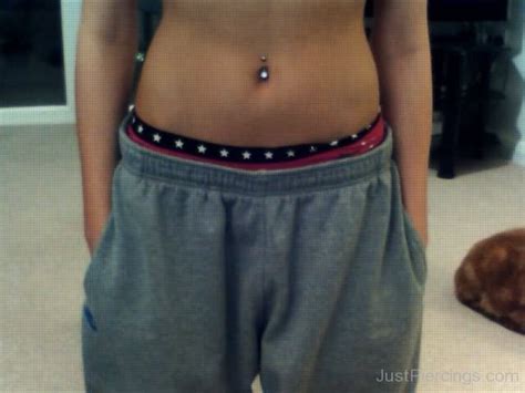 Amazing Belly Piercing For Guys