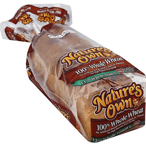 Natures Own 100 Whole Wheat Bread Multi Grain And Whole Wheat Bread