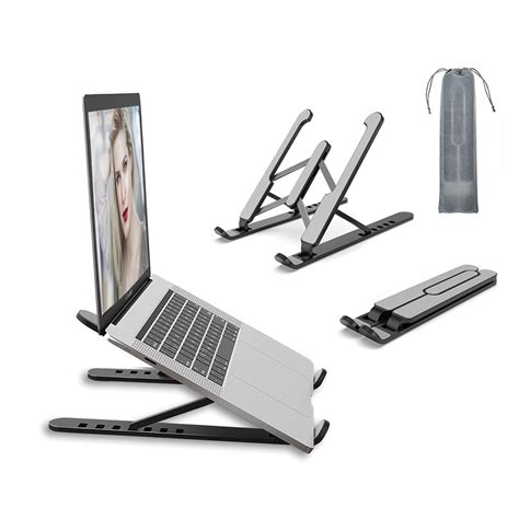 Buy Exgox Laptop Stand Foldable Portable Aluminum Desktop Laptop