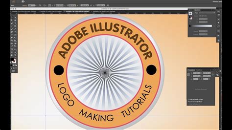 Type On Circle Or Path Adobe Illustrator Cc Tutorial Youtube