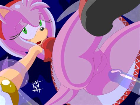 881710 Amy Rose Sonic Team Animated Chaos Furrandom Furries