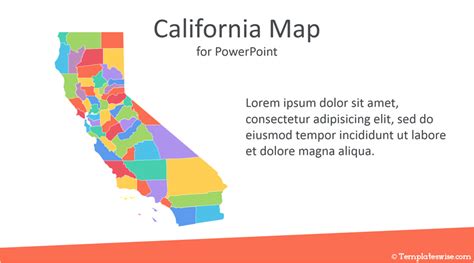 California Map For Powerpoint