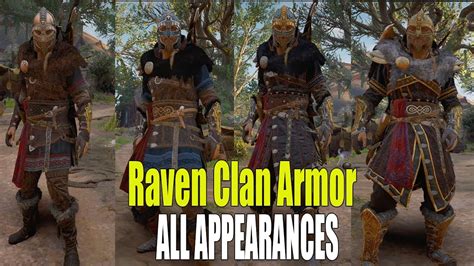Assassin S Creed Valhalla Raven Clan Armor Set Full Upgrade All