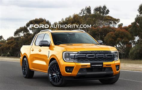 2023 Ford Ranger St Rendered As Hypothetical Performance Pickup