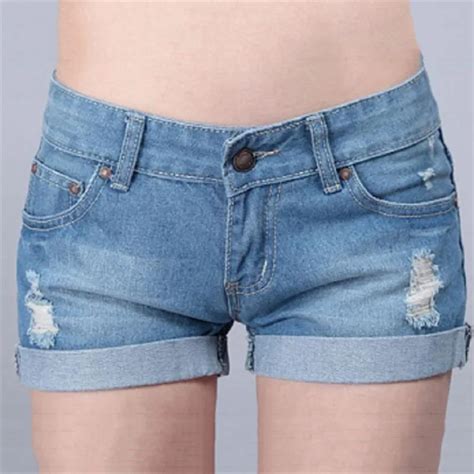 Prostitute Denim Booty Shorts Thick Thighs Legs Doll Julie Photo Hot