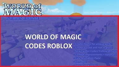 World zero did not have codes in the past, but they did release one for april fool's day 2021. World of Magic Codes 2021 Wiki: February 2021(NEW! Roblox) - MrGuider