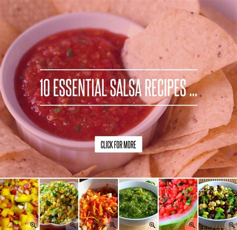 10 Essential Salsa Recipes → 🍲 Cooking