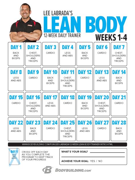 12 Week Workout Plan Bodybuilding Pdf Eoua Blog