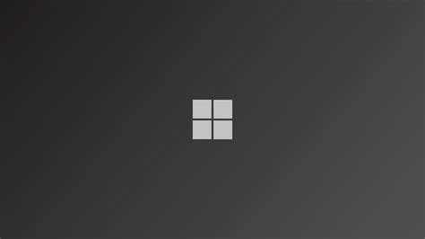 Dark Windows 11 Logo Wallpaper