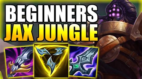 HOW TO PLAY JAX JUNGLE CARRY FOR BEGINNERS IN S12 Best Build Runes