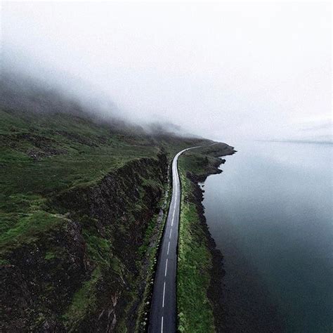 Iceland Road Vertical Landscape Rural Landscape Beautiful Roads