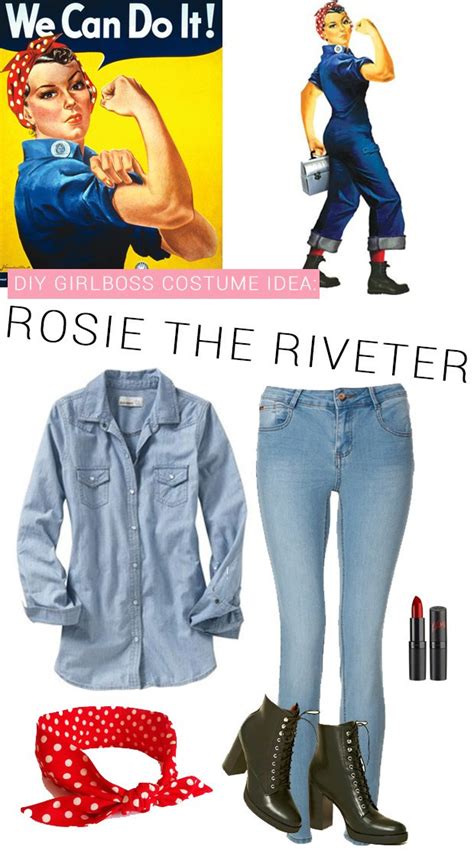 35 Best Rosie The Riveter Costume Diy Home Inspiration And Ideas