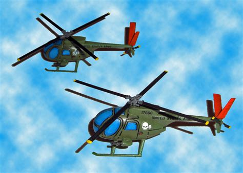 Mezmarons Lair Us Army Loach Oh 6 Helicopters