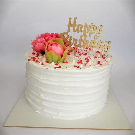 Happy Birthday Decorated Cake By Tortebymirjana Cakesdecor
