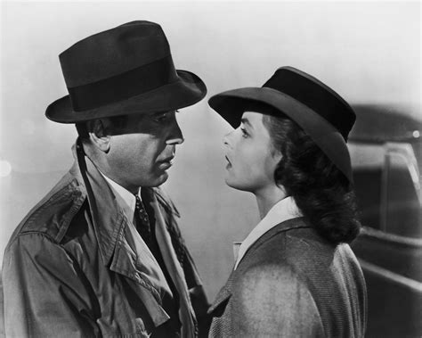 De Meest Sexy Koppels Op Het Witte Doek Humphrey Bogart And Ingrif Bergman In Casablanca