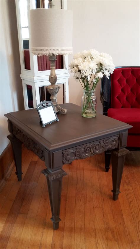 Comes with 4 side chairs and 2 arm chairs. Vintage Farmhouse Table * Vintage Broyhill side/end table ( French Farmhouse furniture | French ...
