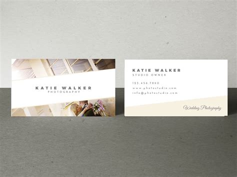 A business card makes your image, which in turn may pay off with tons of new clients. Wedding Photography Business Card Template - Mockaroon ...