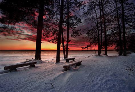 Kelly Beach Winter Sunset Photograph By Ron Wiltse
