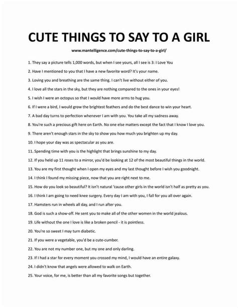 77 best things to say to a girl nice cute sweet sweet quotes for girlfriend romantic