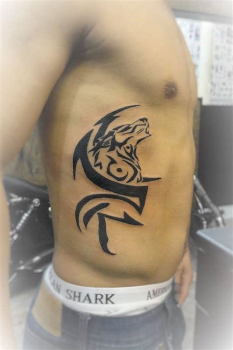 However, such tattoos are definitely worth it — so if you go through it, you will enjoy the result. Tribal Tattoo Tribal Wolf Tattoo Rib Tattoo ...