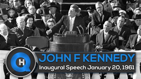 President John F Kennedy Inaugural Speech January 20 1961 John F