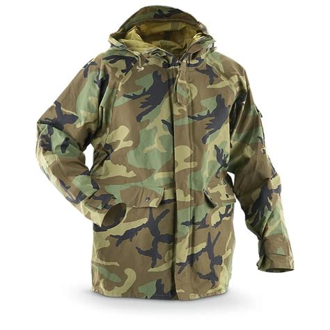 Tru Spec® H2o Army Rain Parka Woodland Camo 203238 Camo Rain Gear